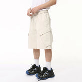 Hearujoy American Style Men's Casual Shorts Three-dimensional Slant Pocket Cargo Pants Summer Loose Straight Men Bottoms 9C6475